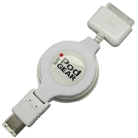 LINKAGE iPod�ڑ��P�[�u�� FireWire (�z���C�g) LI-01FR