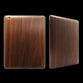 Gekiten iPad2 Wood Jacket Walnut Wood�yiPad2 ��p �ؐ� �W���P�b�g�i�ӓ� ����݁j�z GE-JKTIPAD2001-W