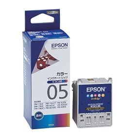 EPSON IC5CL05(5�F�J���[��̌^�C���N�J�[�g���b�W)