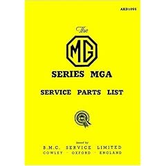 【クリックで詳細表示】Mg Mga 1500 Parts Catalog [ペーパーバック]