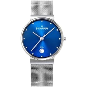 [�X�J�[�Q��]SKAGEN �r���v basic steel ladys 355SSSN �P�[�X��: 26mm ���f�B�[�X [���K�A���i]
