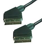  Scart Lead 21 Pin Gold 3 Mtr