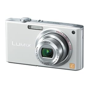 Panasonic �f�W�^���J���� LUMIX �i���~�b�N�X�j �V�F���z���C�g DMC-FX33-W