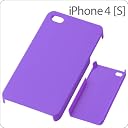 レイアウト iPhone4/4S用カラフルシェルジャケット/グレープ RT-P4C5/V