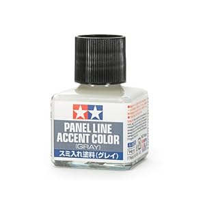 【クリックで詳細表示】スミ入れ塗料 (グレー) (40ml) 【HTRC 3】