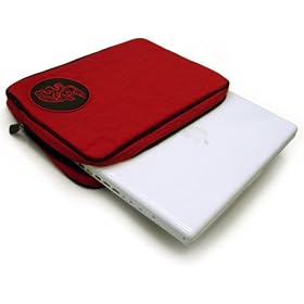 Pleiades MacSleeve Jungle for MacBook 13.3 Red/Black JCHS-MACSJ13-RB