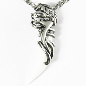 【クリックで詳細表示】ウルフ・クロー ホワイト【シルバーネックレス】【シルバーアクセサリー】【メンズ/men’s/男性用】