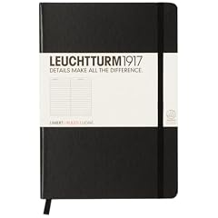 Notizbuch Medium A5 liniert schwarz
