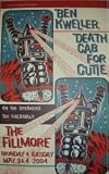 BEN KWELLER DEATH CAB FOR CUTIE FILLMORE POSTER F616