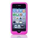 Simplism iPhone 4S 抗菌 シリコンケースセット 液晶保護フィルム付属 ピンク TR-SCSIPN-PK