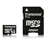 Transcend microSDHC�J�[�h 16GB Class6 (�������ۏ�) TS16GUSDHC6�g�����Z���h�E�W���p���ɂ��