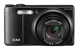 RICOH �f�W�^���J���� CX4 �u���b�N CX4BK 1000����f���ʏƎ�CMOS ���w10.7�{�Y�[�� �L�p28mm 3.0�^�t�� �����A��