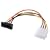 SANWA SUPPLY �V���A��ATA�p�d���ϊ��P�[�u�� ��L�^�R�l�N�^  12cm  TK-PWSATA5SL