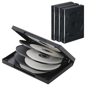 ���A�X DVD�P�[�X 8�����[ x 3�Z�b�g �u���b�N DVD-NA001-3BK