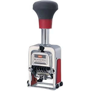 【クリックで詳細表示】マックス ナンバリング NR-504