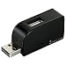 iBUFFALO USB2.0Hub �o�X�p���[ 3�|�[�g �R���p�N�g�^�C�v �u���b�N BSH3U02BK