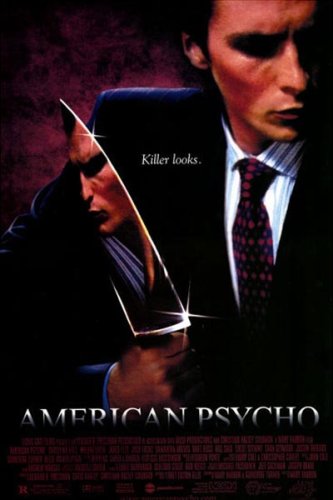  American Psycho (With Knife) Movie Poster Print - 24