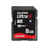  Sandisk 8Gb Ultra II SDHC Card