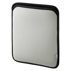 【クリックで詳細表示】SANWA SUPPLY iPad2スリップインケース グレー PDA-IPAD23GY