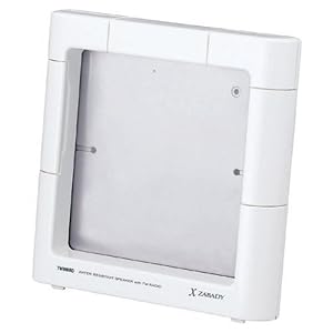 TWINBIRD AV-J122W FM���W�I�t�h���X�s�[�J�[ iPod�Ή� x ZABADY �z���C�g