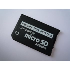 microSD �� �������[�X�e�B�b�N Pro Duo �ϊ��A�_�v�^Gekiten