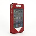 SP321:iPhone4S用カードホルダー付き本革ケース「WALLET SLIM for iPhone4S (クロコレッド)」