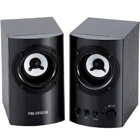 ELECOM �t�@�C�i���t�@���^�W�[XIV���f�� �؂̃X�s�[�J�[ 6W �u���b�N MS-130BK-FF