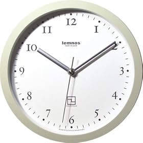 Lemnos caf clock �z���C�g L T1-0107 WH