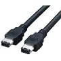 ELECOM �t�F���C�g����IEEE1394[6pin-6pin]�P�[�u�� 1.0m IE-FS661