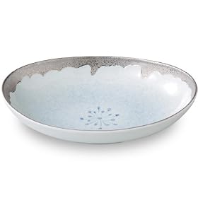 �L�c�� ��i�ŃV���v�� �v���`�i���� �ȉ~�p�X�^�M(18.7�~26.4cm�v���[�g)