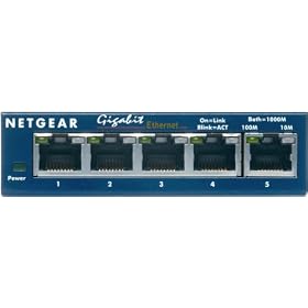 NETGEAR GS105 5�|�[�g �M�K�r�b�g�X�C�b�`���O�n�u (�ȓd�͐��i) GS105-300JPS (�{�̃��C�t�^�C���ۏ�)