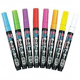 ���C���C���� �u���{�[�h�}�[�J�[(����) �׎� 1.0mm�� �ېc �V�������N�p�b�N� �i�C���N�F�F�s���N) LBM203P 5�Z�b�g