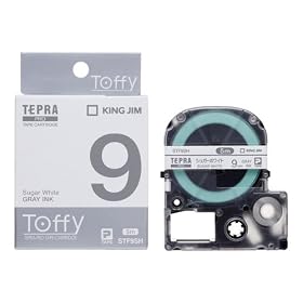 KING  JIM  ���x�����C�^�[�u�e�v���vPRO�J�[�g���b�W Toffy(�g�t�B�[)���x��5m����9mm�� STF9SH �V���K�[�z���C�g