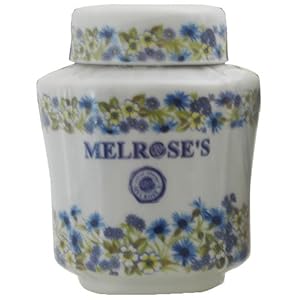 【クリックで詳細表示】メルローズ ポースリンジャー リーフティー スペシャルダージリン 45g入り壺 MJ-10B