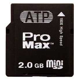 ATP miniSD�������[�J�[�h ProMax miniSD 2GB 150�{�� �����A�ʑΉ��A���S�h���A�h�o AF2GMDP