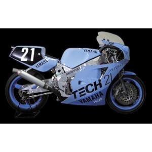 【クリックで詳細表示】1/12 BIKEシリーズ No.5 ヤマハFZR750 85年式 ShiseidoTECH21レーシングチーム