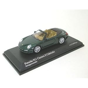 【クリックで詳細表示】Minichamps DP 1/64 ポルシェ911 カレラS カブリオレ2008 (グリーンメタ)