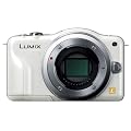 Panasonic ���~�b�N�X �f�W�^�����J����/�{�f�B �t���n�C�r�W�������[�r�[��� �V�F���z���C�g DMC-GF3-W