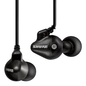 SHURE ���Չ����C���z���E�u���b�N SE102-K-J