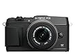 OLYMPUS マイクロ一眼 PEN E-P5 14-42mm レンズキット(ビューファインダー VF-4セット) ブラック E-P5 14-42mm LKIT BLK