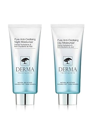 DERMA TREATMENTS Gesichtspflege Kit 2 tlg. Set Pure Anti Oxidising