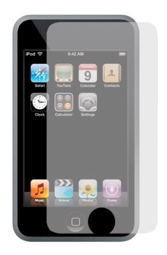  Apple Ipod Touch 8GB 16GB Premium Ultra- Clear Reusable LCD Screen Protector with Lint Cleaning Cloth By Ikross (3 Packs)