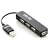 �o�b�t�@���[�R�N���T�v���C Arvel USB2.0�Ή�4�|�[�g�o�u �o�X�p���[ �u���b�N H431BK