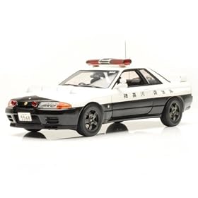 �����I���W�i�� 1/18 �X�J�C���C��GT-R (R32) �_�ސ쌧�x 502