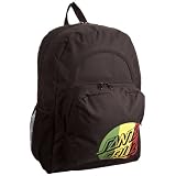 Santa Cruz Unisex Adult Rasta Dot Backpack Black Casual J033BA03