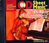  CD Sheet Music J.S.バッハ 鍵盤作品集