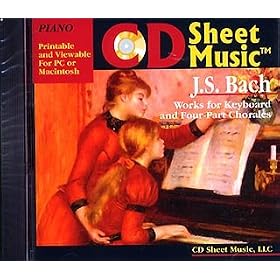 CD Sheet Music J.S.�o�b�n ���Ս�i�W