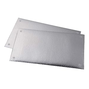 【クリックで詳細表示】冬の結露防止 夏の紫外線対策に！ アルミプチプチ断熱 遮光 保温シート2枚組み SV-4144