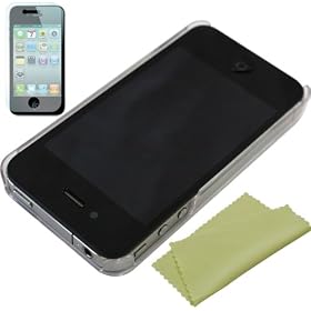RM iPhone 4 �p �|���J�[�{�l�C�g�� �n�[�h�P�[�X �t���ی�t�B����&�N���[�j���O�N���X�t �N���A RM-2196IP4HWH