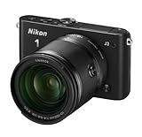 Nikon �f�W�^�����J���� Nikon 1 (�j�R������) J3 ���^10�{�Y�[���L�b�g �u���b�N N1J310ZKBK